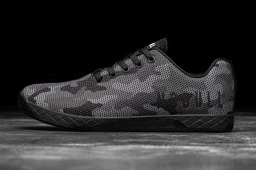 Men's Nobull Camo Trainers Black | SG C2290T